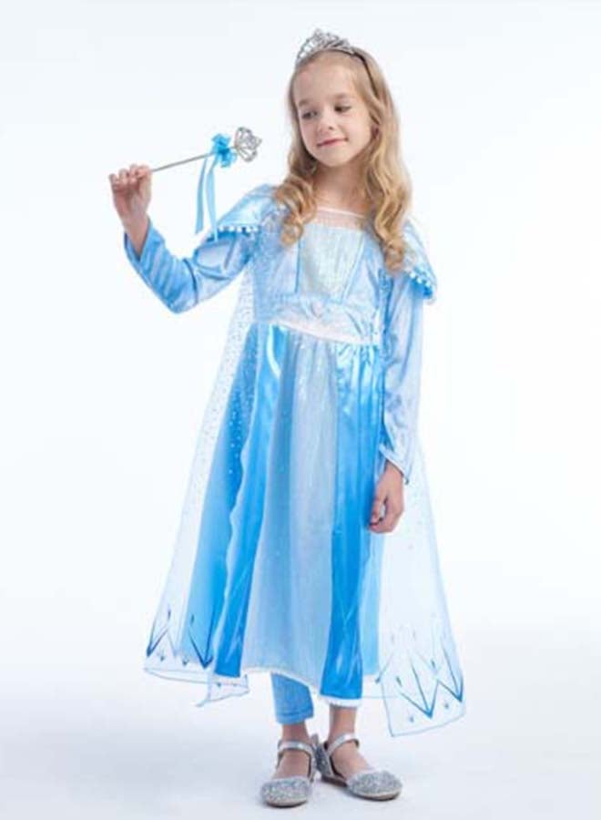 بارتي سينتر "فستان بطبعة شخصية إلسا من فيلم "Frozen II" 130سم - Image 4