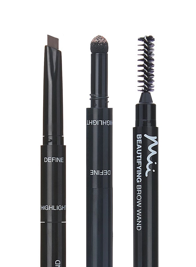 Mii Cosmetics - Beautifying Brow Wand Truly Medium 02 - Image 1