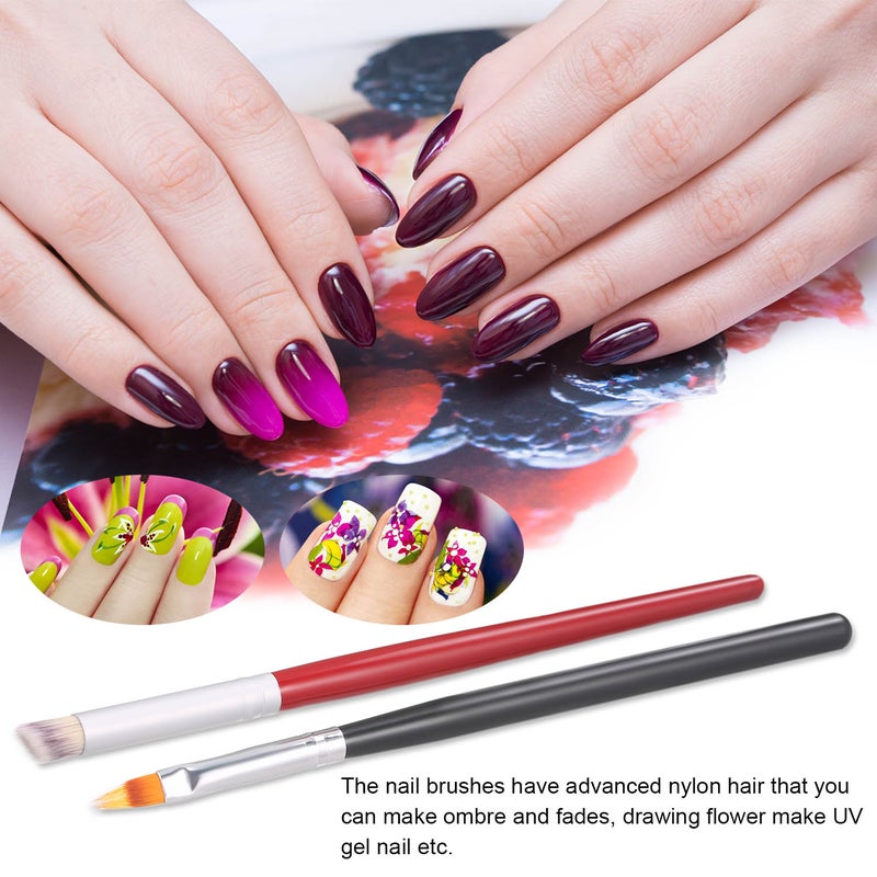 طقم فرش أظافر إسفنجية بألوان متدرجة مكون من 3 قطع متعدد الألوان - Image 5