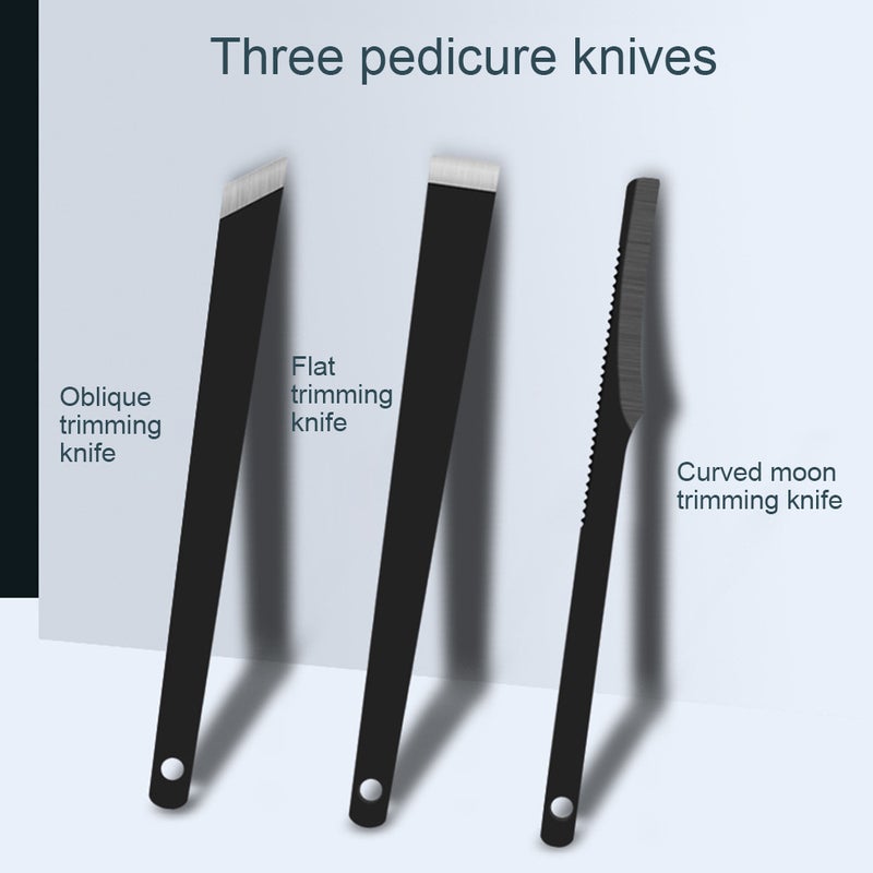 16 Piece Nail Clipper Grooming Kit Brown - Image 5