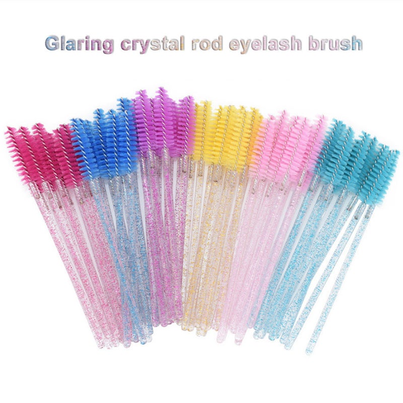 طقم فرش ماسكارا للرموش للاستعمال مرة واحدة مكون من 50 قطعة أخضر - Image 4