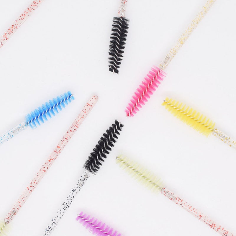 Generic 50 Piece Disposable Eyelash Mascara Brush Set Blue  - Image 4