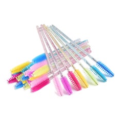 Generic 50 Piece Disposable Eyelash Mascara Brush Set Pink  - Image 2