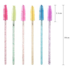Generic 50 Piece Disposable Eyelash Mascara Brush Set Pink  - Image 4