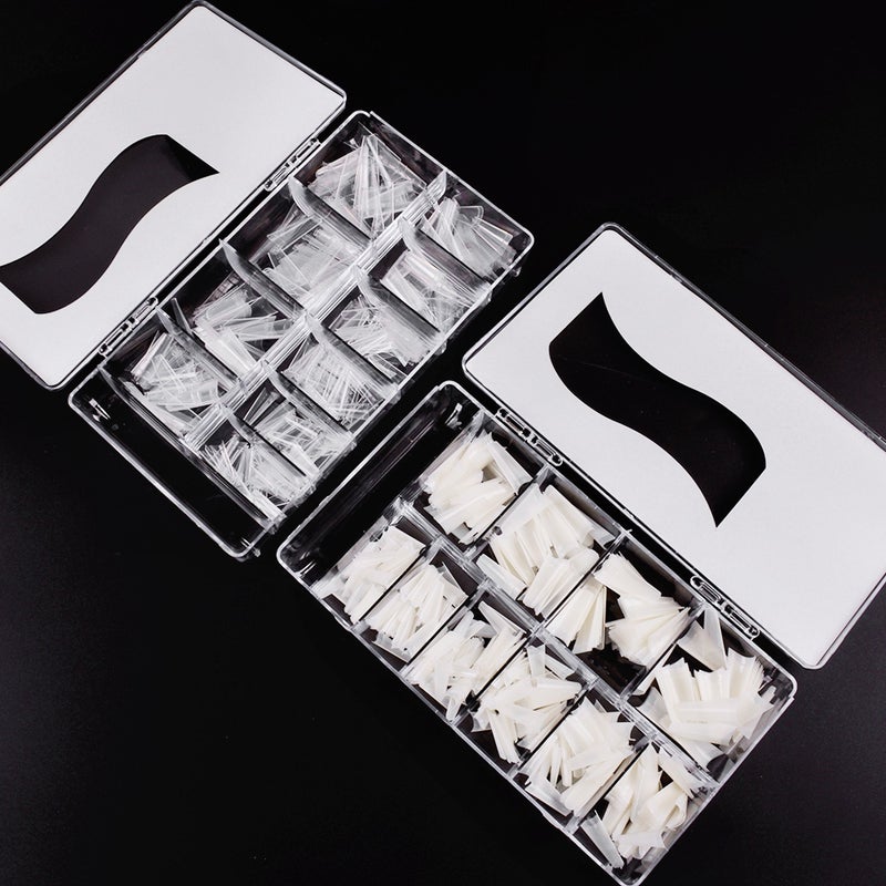Generic - 500 Piece French Manicure False Nail Tips Natural - Image 1