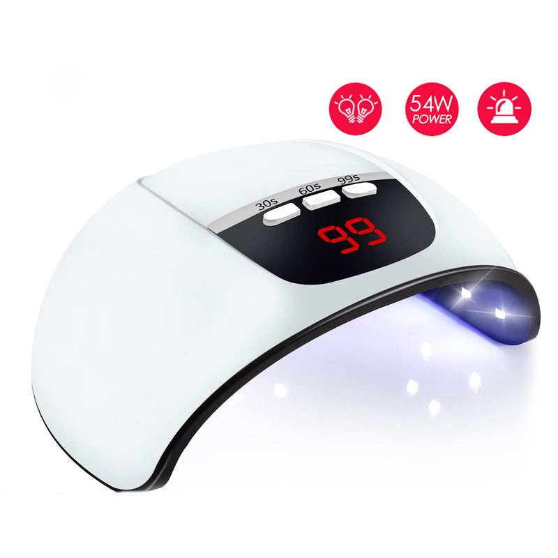 Generic 54W Smart Nail Dryer Lamp White  - Image 3
