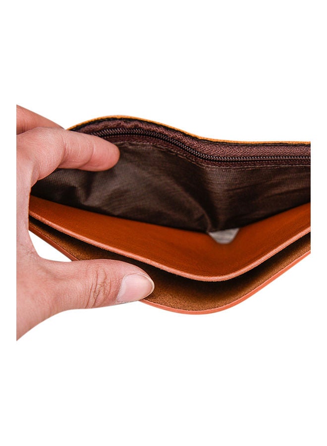 Generic - Men Boys Teens Xams Gift Concise Wearable PU Leather Multi Position Wallet Purse black - Image 1