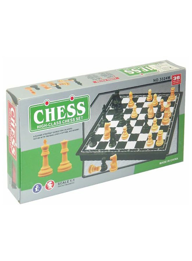 لعبة شطرنج لوحية مغناطيسية عالية الجودة 31x16x4.5سم - Image 1
