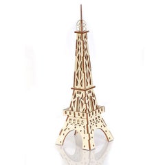 Generic Eiffel Tower 3D Wooden Puzzle 20x20x0.6cm  - Image 2