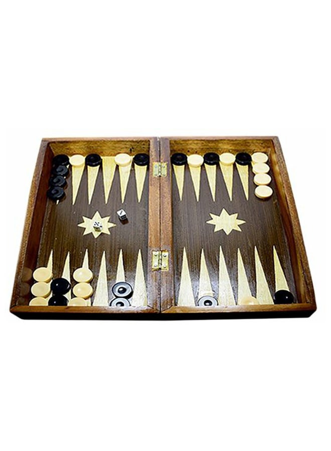 Generic Wooden Backgammon Board Game  - Image 1