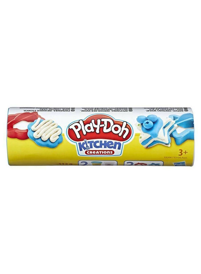 Play-Doh Cookie Party Canister Play Food With 2 Non Toxic Colors  - Image 1
