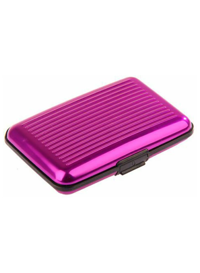 Aluminum Card Holder Purple