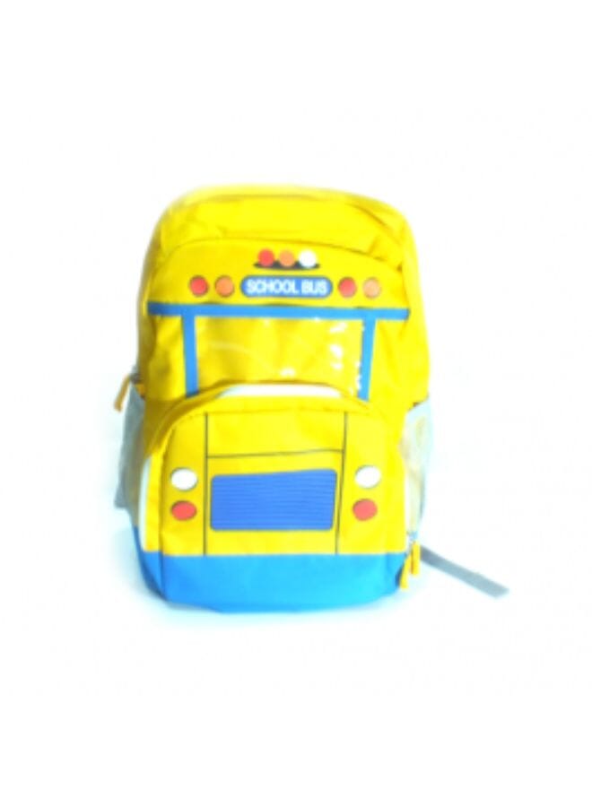 MG Bus School Backpack Bag Yellow/Blue 