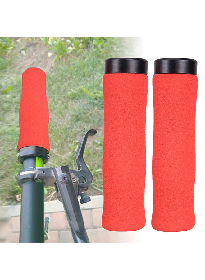 Generic 1 Pair Universal Anti Slip Shock-absorbing Cycling Bicycle Bike Handlebar Grips 13x3x3cm  - Image 2