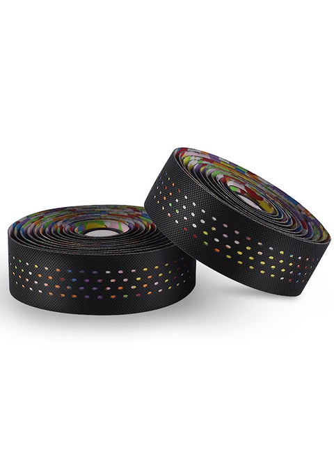 2Pcs Road Bike Bicycle Handlebar Grip Wrap Anti-slip Strap Colorful Tape Belt 23x8.5x3.5cm