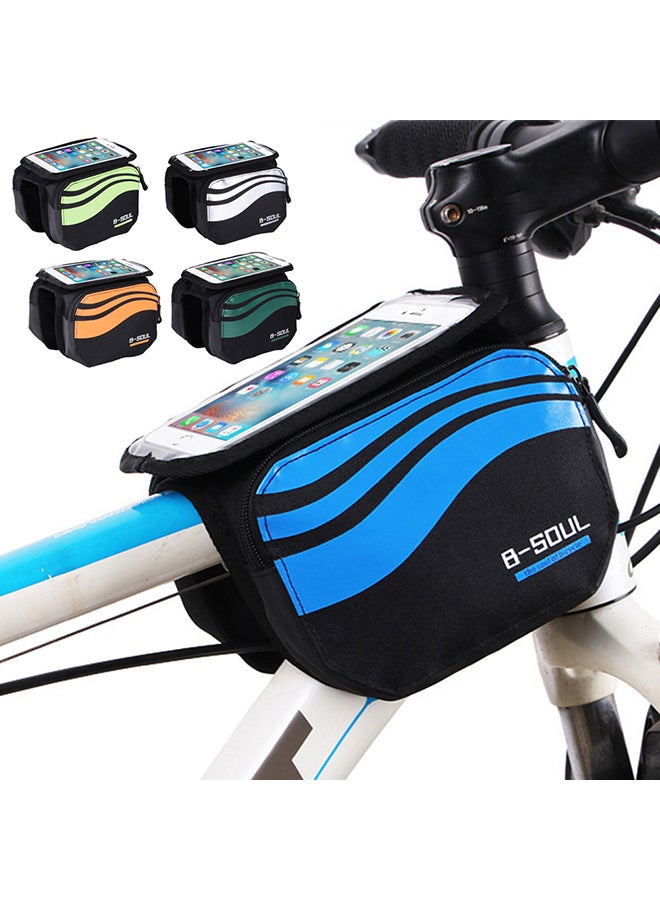 Generic Mountain Bike Top Tube Bag Storage Pouch Bicycle Accessories for 5.7 Inch Phone 30x18x3cm  - Image 2