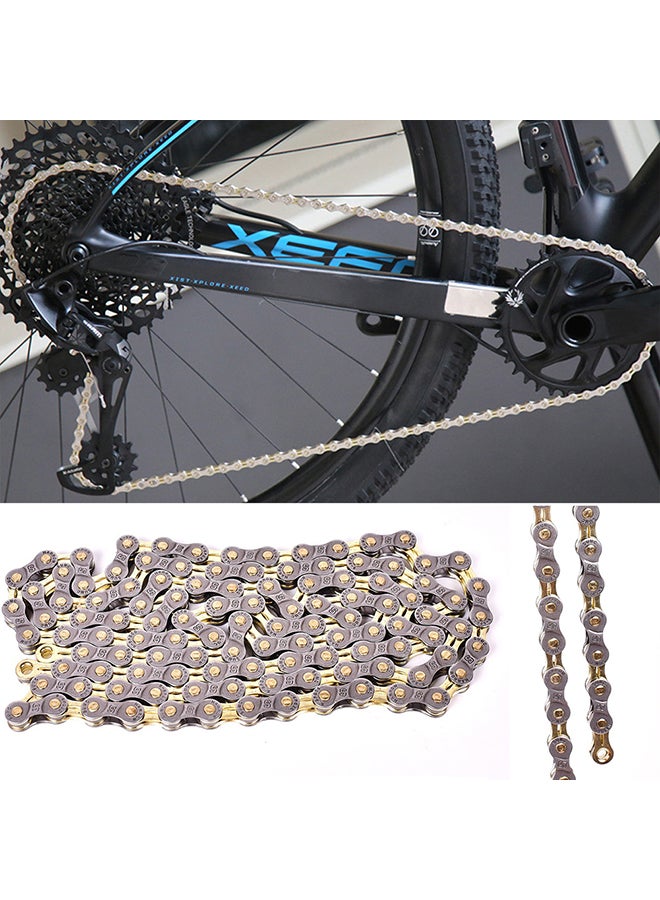Speed Semi-hollow Bicycle Chain for Mountain Bike Cycling Parts 24.25x9.5x3cm - Image 2