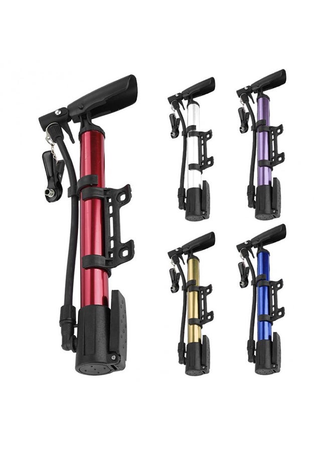 Generic Bike Football Aluminium Alloy American British Valve Portable Air Pump Inflator 30x5x3cm - Image 2