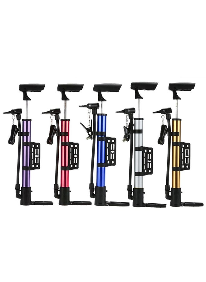 Generic Bike Football Aluminium Alloy American British Valve Portable Air Pump Inflator 30x5x3cm - Image 3