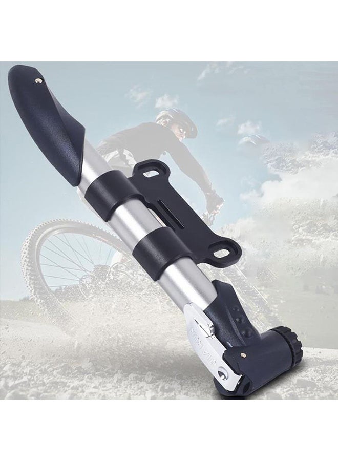Portable Bike Bicycle Mini High Pressure Hand Cycling Air Pump Tire Inflator 24x4.5x2cm - Image 2