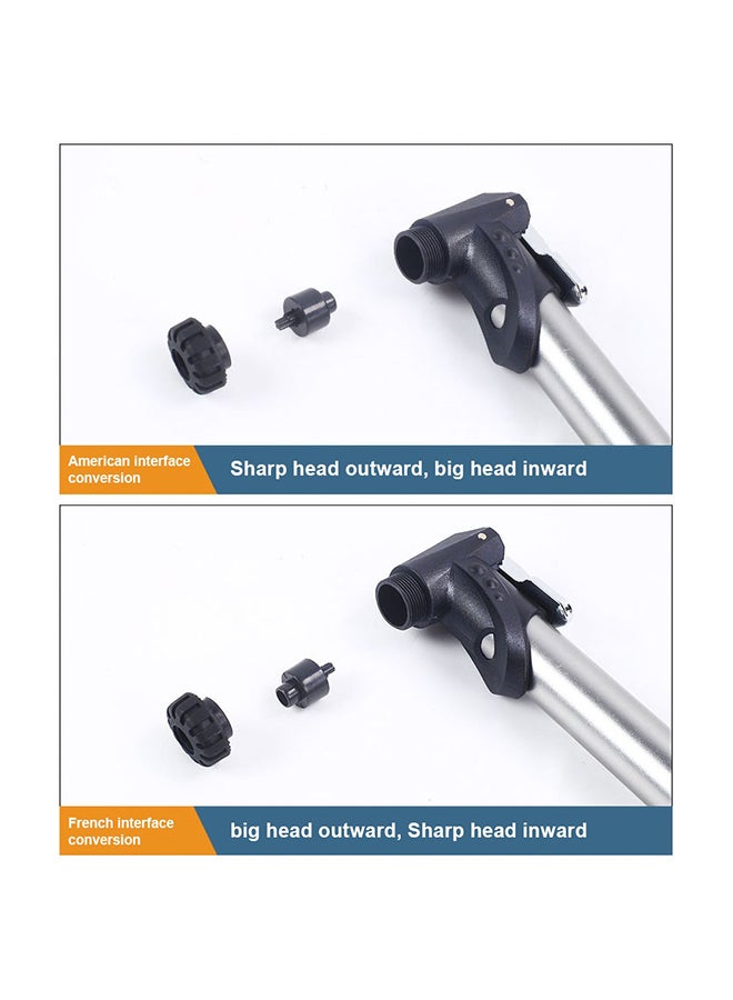 Portable Bike Bicycle Mini High Pressure Hand Cycling Air Pump Tire Inflator 24x4.5x2cm - Image 5