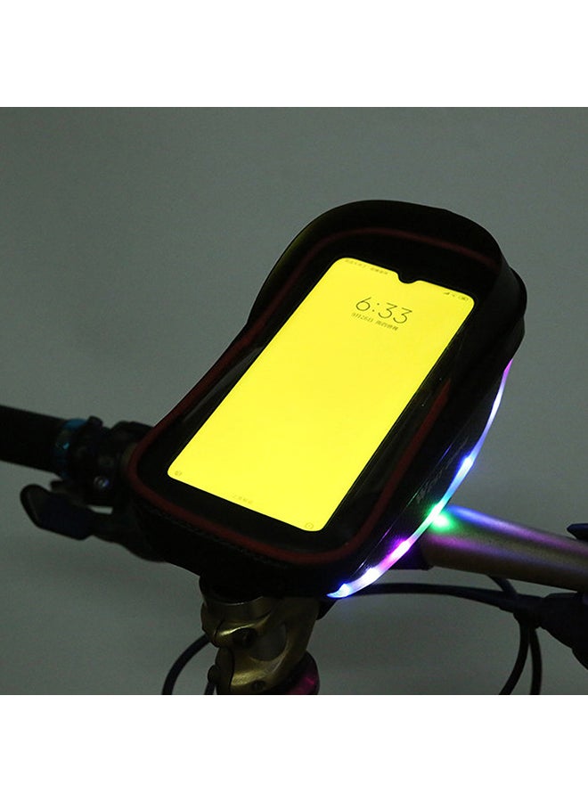 Generic Bicycle Front Frame Handle Touch Screen Mobile Phone Stand Bag Pouch 19x11.5x5cm  - Image 3