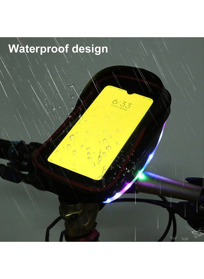 Generic Bicycle Front Frame Handle Touch Screen Mobile Phone Stand Bag Pouch 19x11.5x5cm  - Image 5