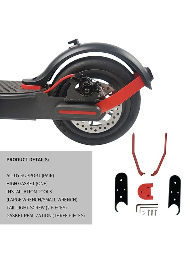 Generic - 1 Pair Electric Scooter Mudguard Fender Bracket Support Stand for Mijia M365 Pro 20.5x14x3.2cm - Image 1