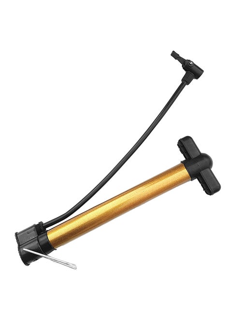 Portable High Pressure Mountain Bike Bicycle Basketball Manual Air Pump Inflator 30x9x3cm