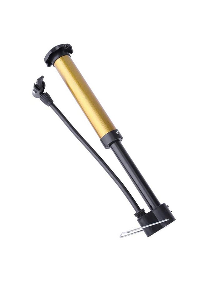 Portable High Pressure Bycycle Tire Basketball Football Manual Air Pump Inflator 21x5x2cm - Image 5