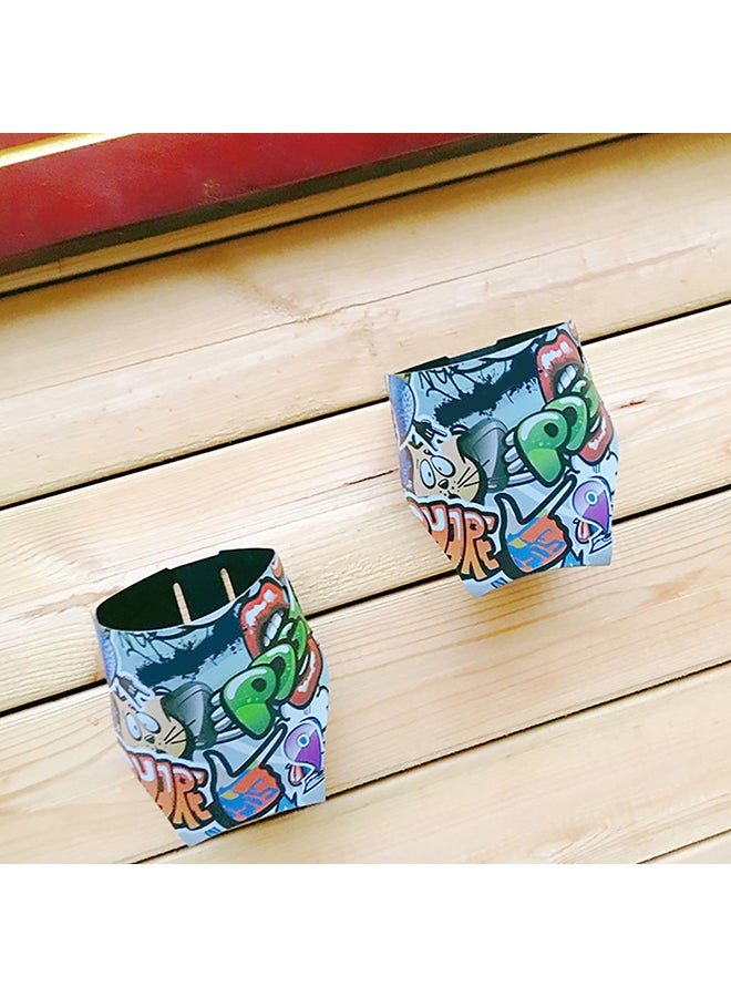 Generic - Cartoon Printed Electric Scooter MTB Road Bicycle Water Cup Bottle Holder Bag 24.1x15.65x0.2cm - Image 1