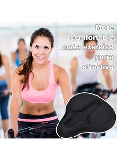Generic Mountain Road Bike Soft Silicone Bicycle Saddle Cushion Cover Cycling Seat Pad 26x28x8cm  - Image 5