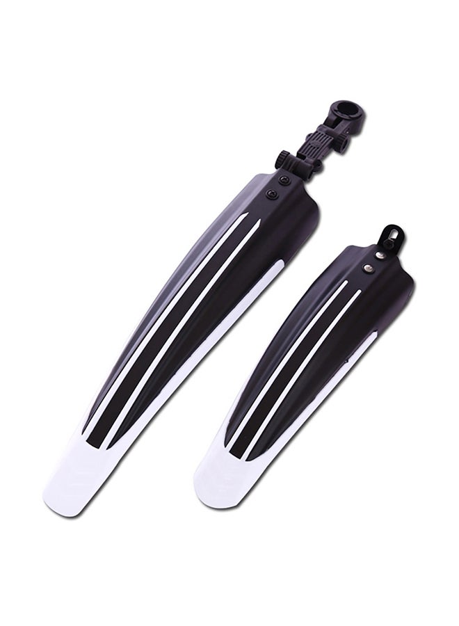 Generic - 1 Pair Stylish MTB Bicycle Front Rear Mudguard Mountain Bike Plastic Fenders Set 52.4x7.7x6.5cm - Image 1
