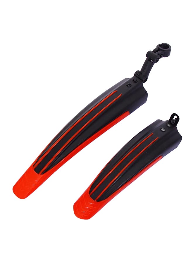 Generic - 1 Pair Stylish MTB Bicycle Front Rear Mudguard Mountain Bike Plastic Fenders Set 52.4x7.7x6.5cm - Image 1