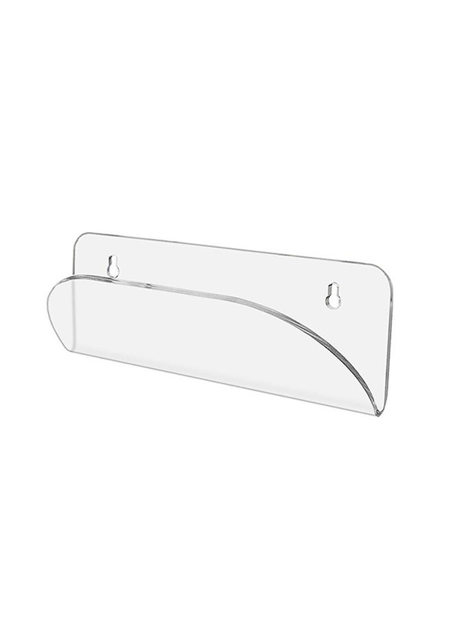 Generic - Longboard Skateboard Wall Mount Invisible Transparent Hanger Shelf Display Rack 28x8.5x10cm - Image 1