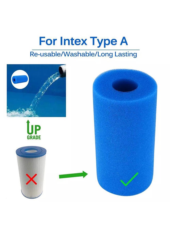 Generic 2-Piece Reusable Washable Sponge Swimming Pool Filter Core Tube Column Accessories 20x10x10cm  - Image 5