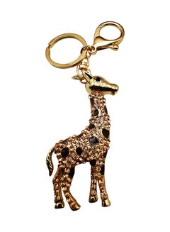asmat Stone Embossed Horse Crystal Purse Bag Keychain  - Image 1