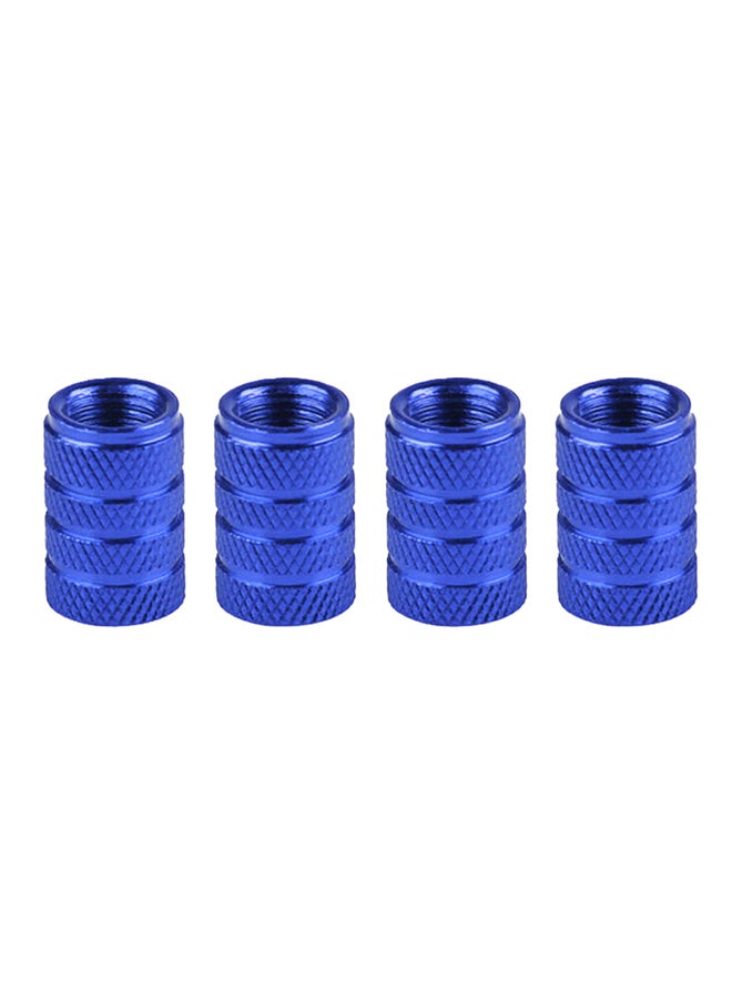 Generic 4-Piece Aluminum Alloy Car Tire Air Pressure Valve Stem Cap 