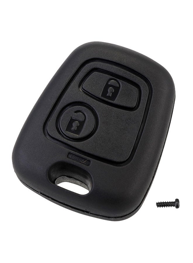 Dual Button Car Key Case For Citroen C1/C2/C3/C4/Peugeot 307/107/207/407 - Image 2