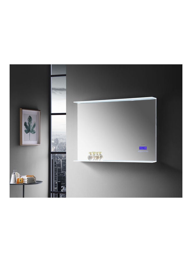 fashionhome - Bluetooth Timer Display Anti Fog Lighting Bathroom LED Mirror Transparent 1000x700mm - Image 1