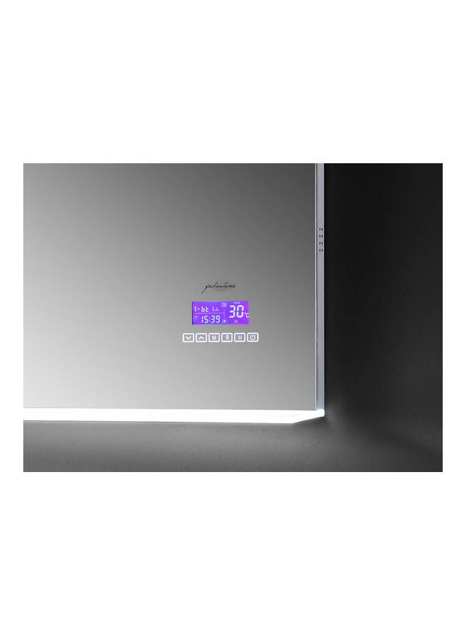 fashionhome - Bluetooth Timer Display Anti Fog Lighting Bathroom LED Mirror Transparent 1000x700mm - Image 1