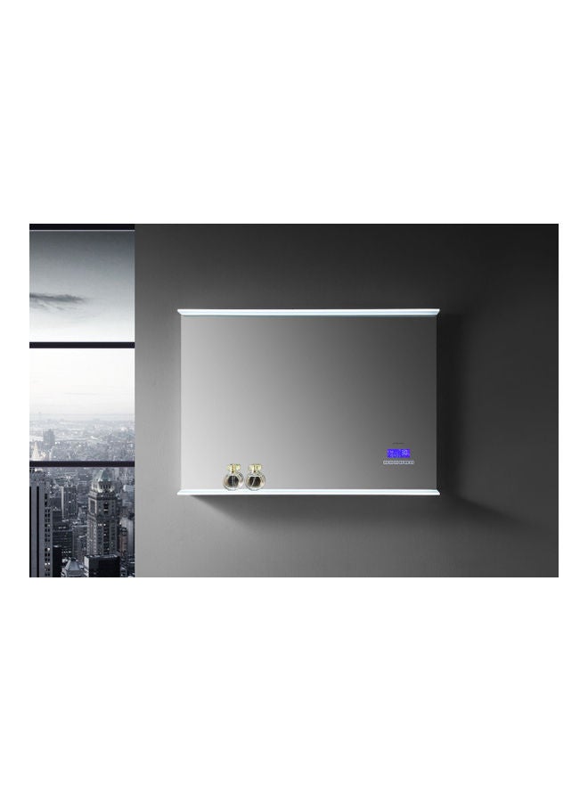 fashionhome - Bluetooth Timer Display Anti Fog Lighting Bathroom LED Mirror Transparent 1000x700mm - Image 1