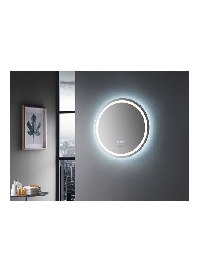 fashionhome Bathroom LED Mirror With Temperature Switch Key And Light Transparent  - Image 1