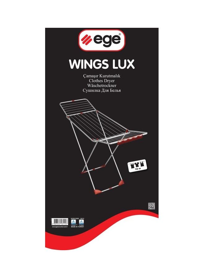 EGE Wings Lux Clothes Dryer Stainless Steel 18meter - Image 3