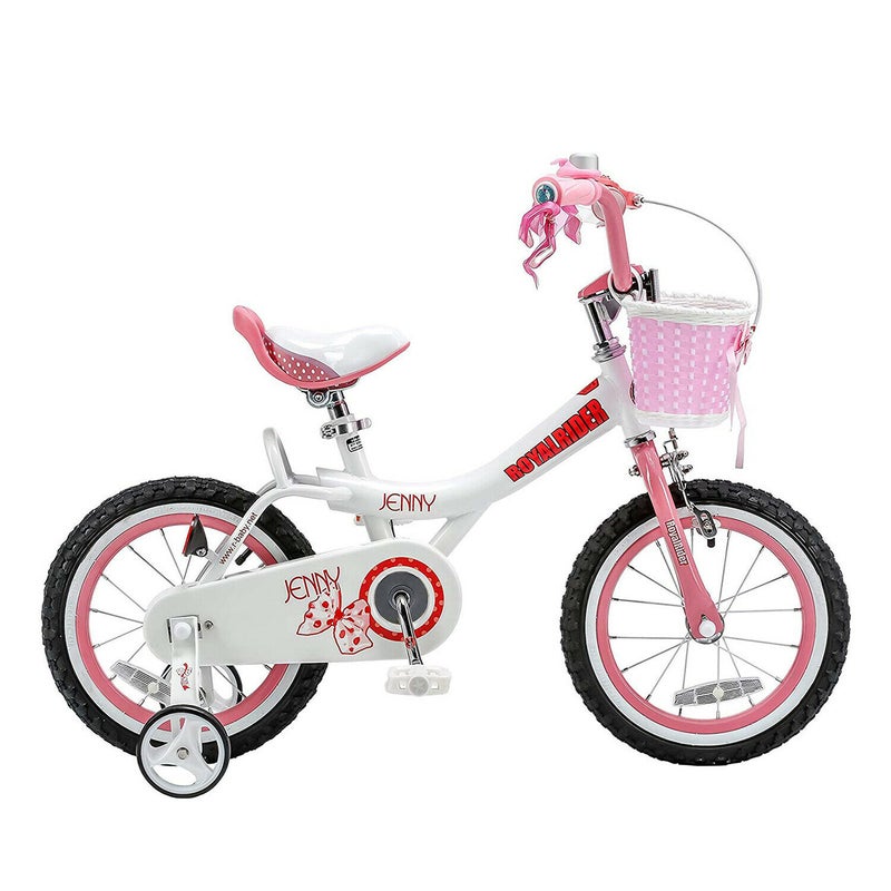 Royal Baby - Jenny Kid's Bike With Front Basket And Training Wheels 16inch - Image 1
