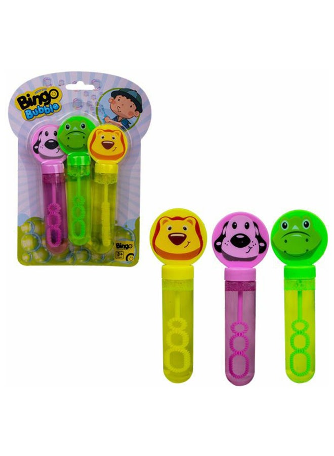 Bingo - 3-Piece animal Bubble Bottle 14mm - Image 1