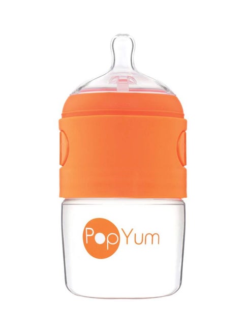 Anti-Colic Formula Making, Mixing, Dispenser Baby Feeding Bottle With 1 Nipple- 5 oz Orange