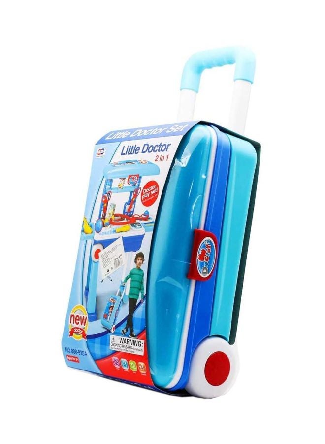 طقم حقيبة بعجلات للعبة الطبيب 2 في 1 - Image 1