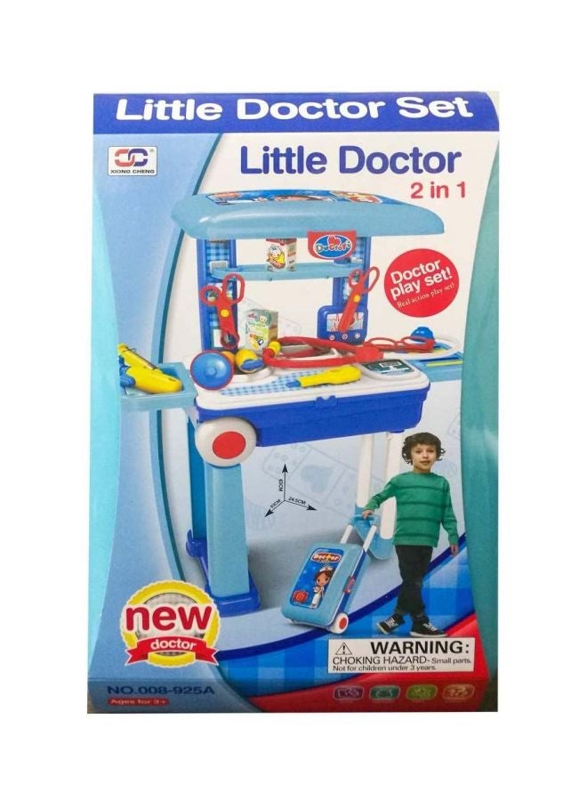 طقم حقيبة بعجلات للعبة الطبيب 2 في 1 - Image 3