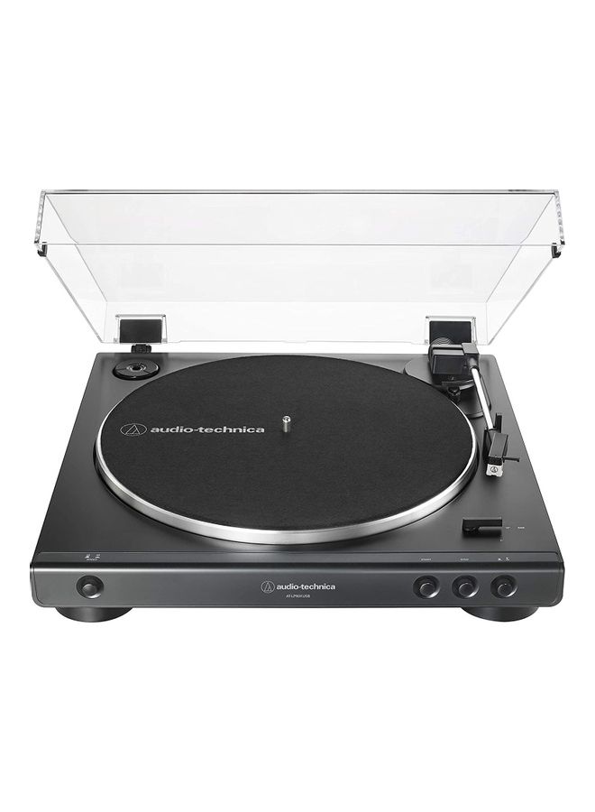 audio-technica - Direct-Drive Professional Turntable AT-LP60XUSB Black - Image 1